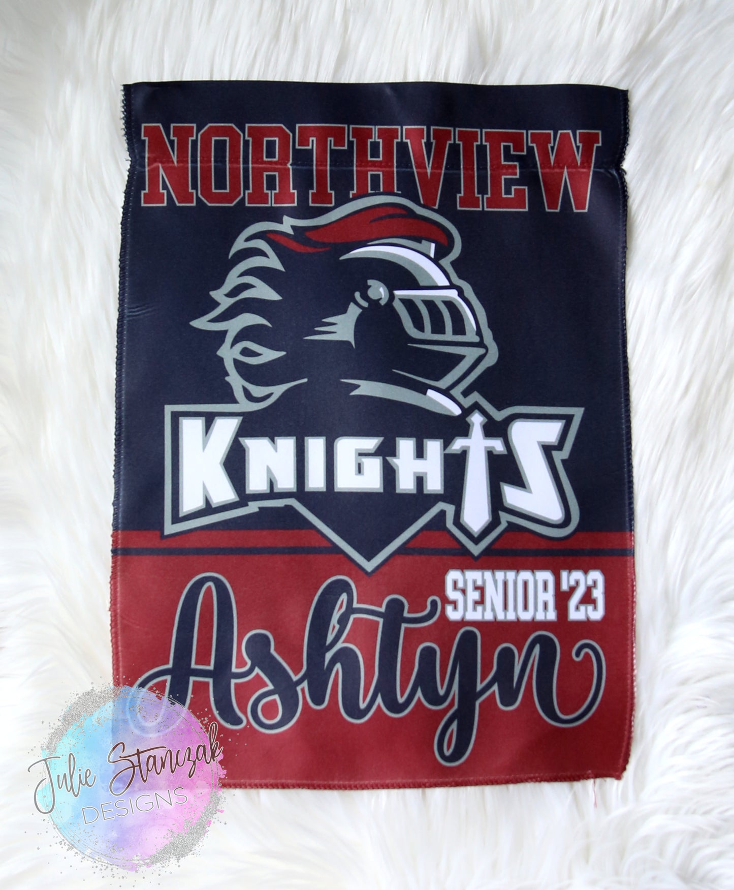 Senior 2025 Graduation Personalized School Garden Flag