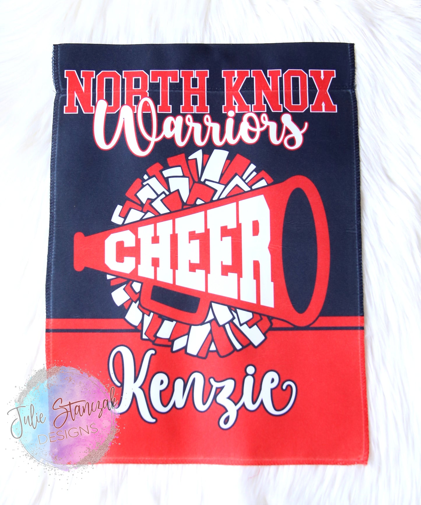 Cheer Cheerleader Personalized Garden Flag