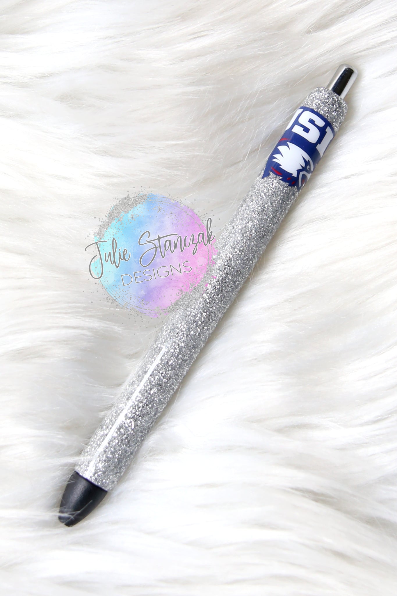 University of Southern Indiana USI Screaming Eagles Glitter Pen