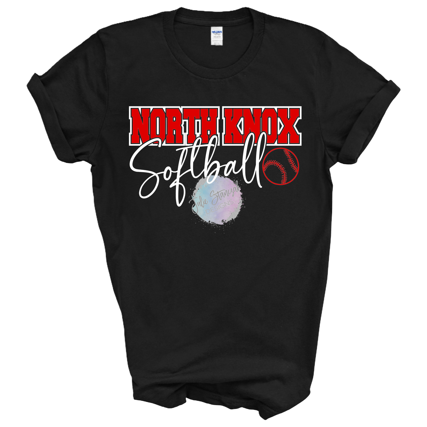North Knox Warriors Softball Cursive