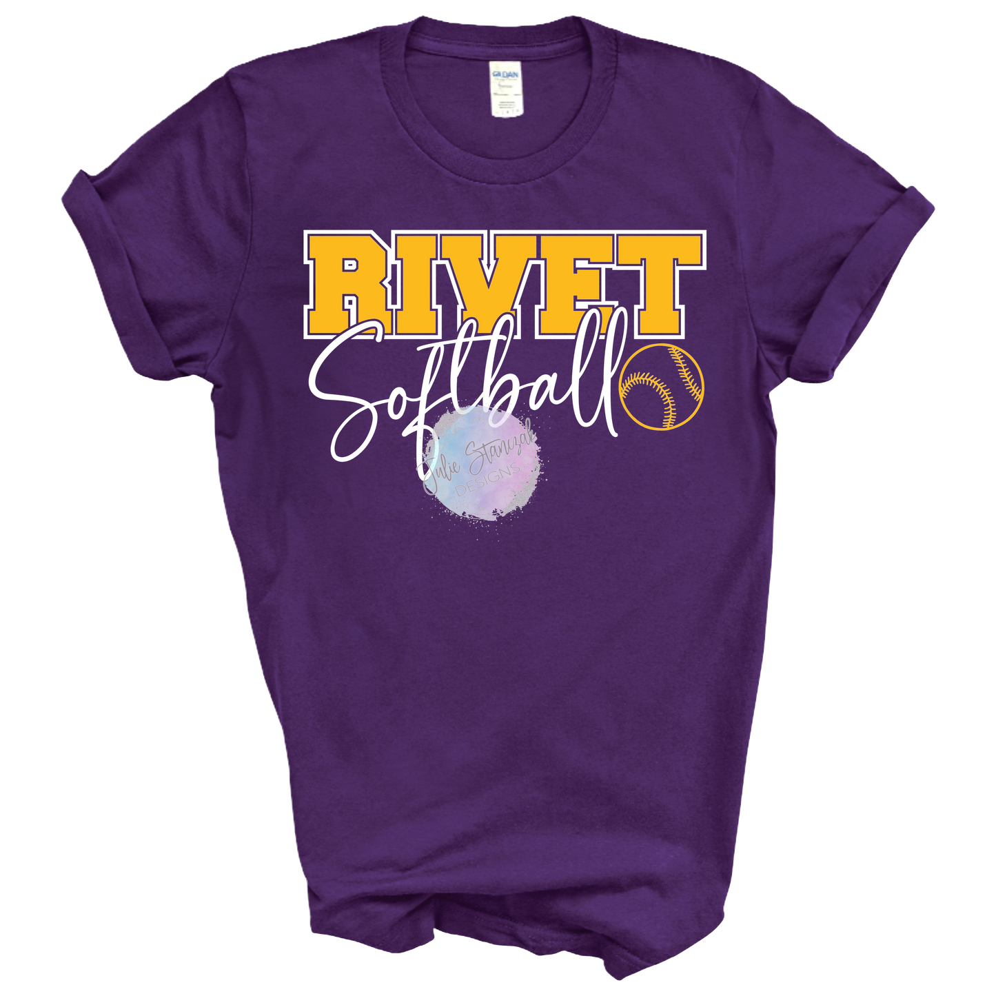 Rivet Patriots Softball Cursive