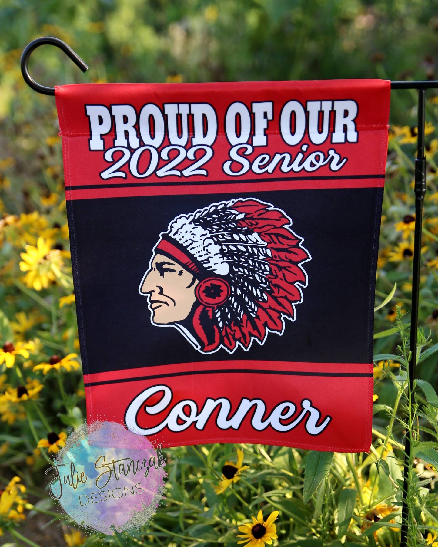 Senior 2025 Graduation Personalized Proud Garden Flag