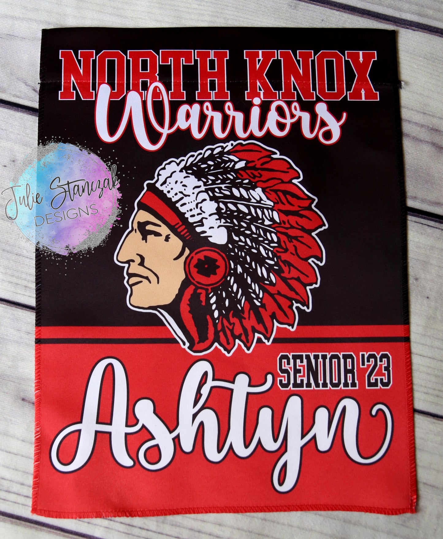 Senior 2025 Graduation Personalized School Garden Flag