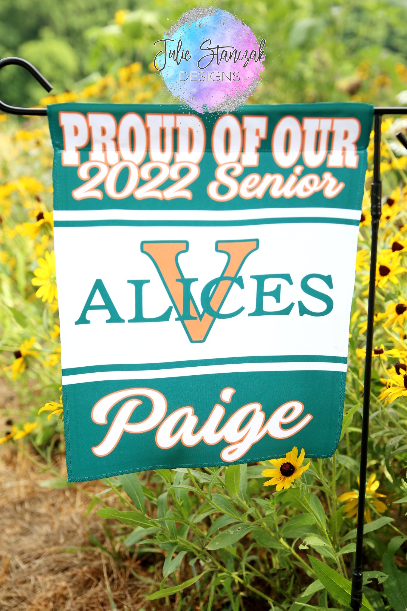 Senior 2025 Graduation Personalized Proud Garden Flag