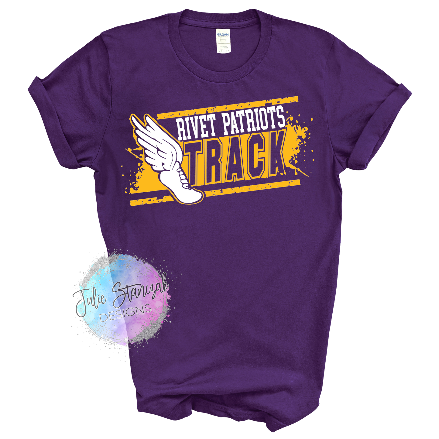 Rivet Patriots Track & Field Distressed