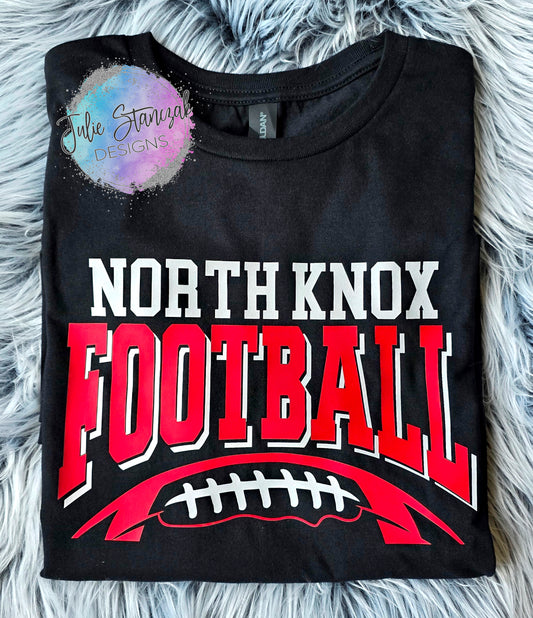 North Knox Warriors Football Curved
