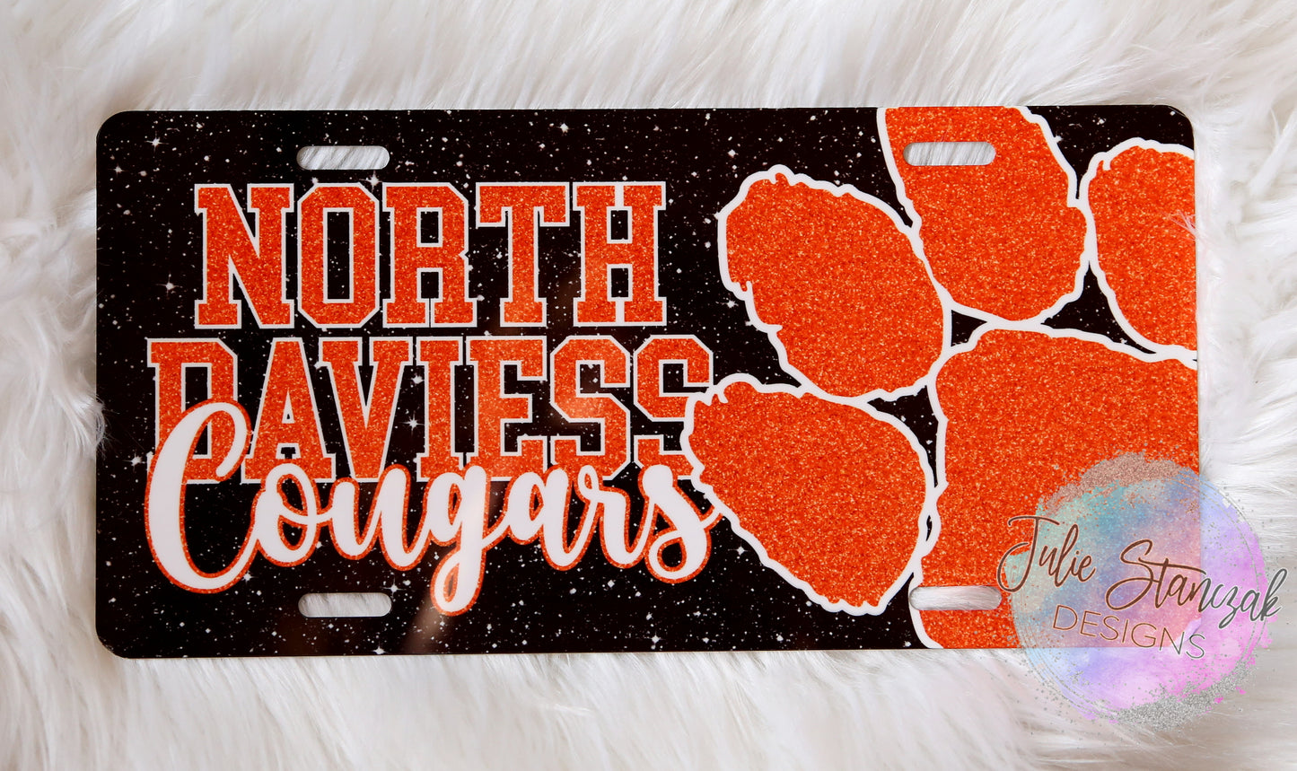 North Daviess Cougars License Plate