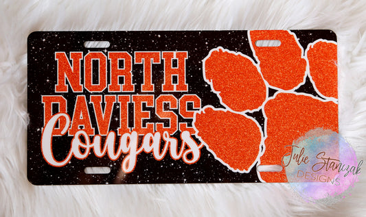 North Daviess Cougars License Plate