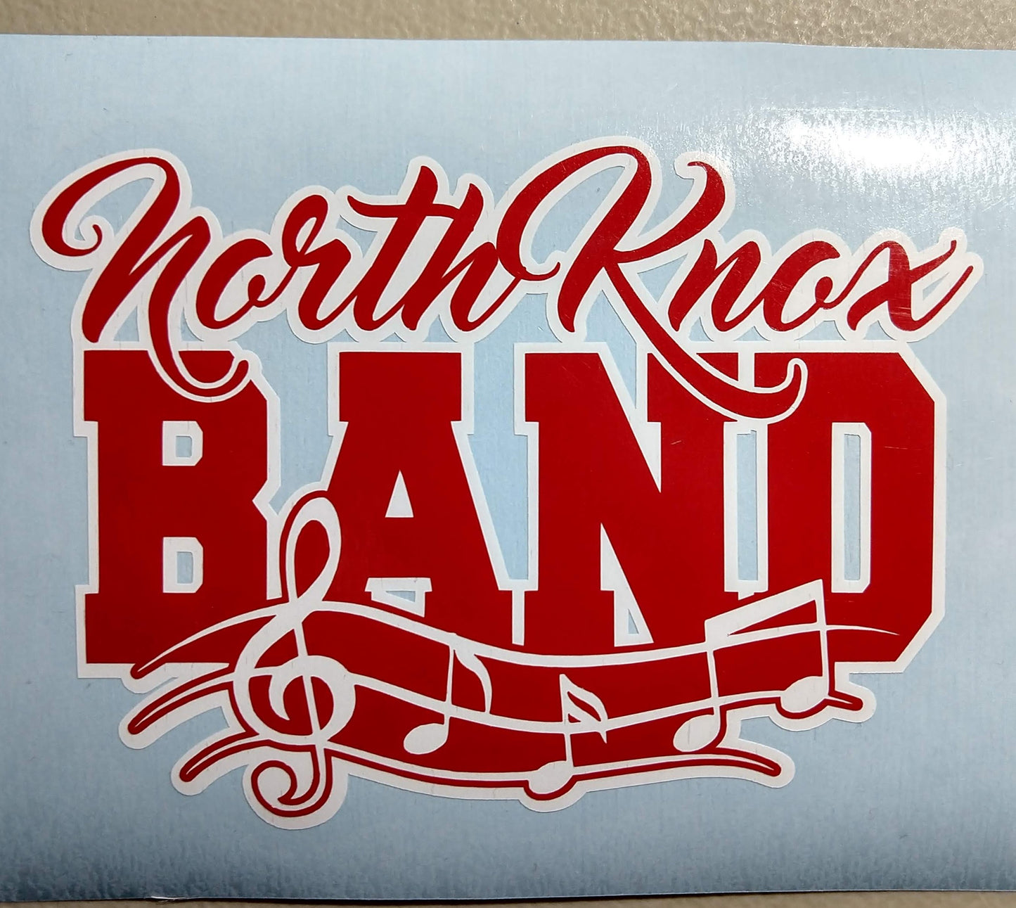 North Knox Warriors Band and Band Mom Decals