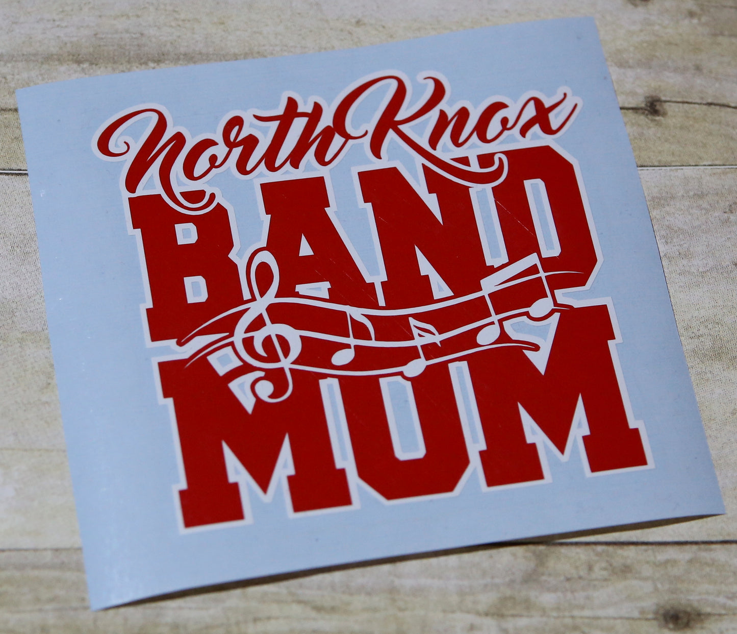 North Knox Warriors Band and Band Mom Decals