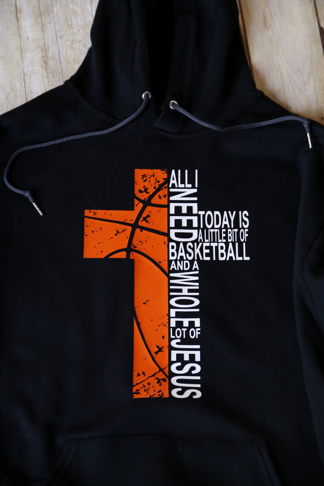 Basketball Distressed All I Need Is Basketball And Jesus