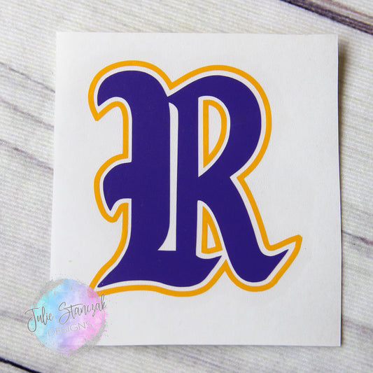 Rivet Patriots R Car Decal