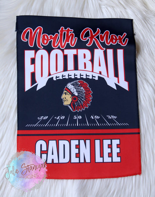 Football Personalized Garden Flag