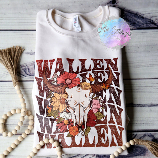 Wallen Bull Skull Stacked RTS