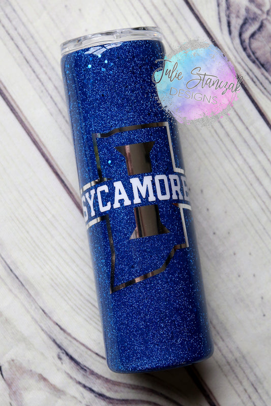 Indiana State University ISU Sycamore Logo Tumbler