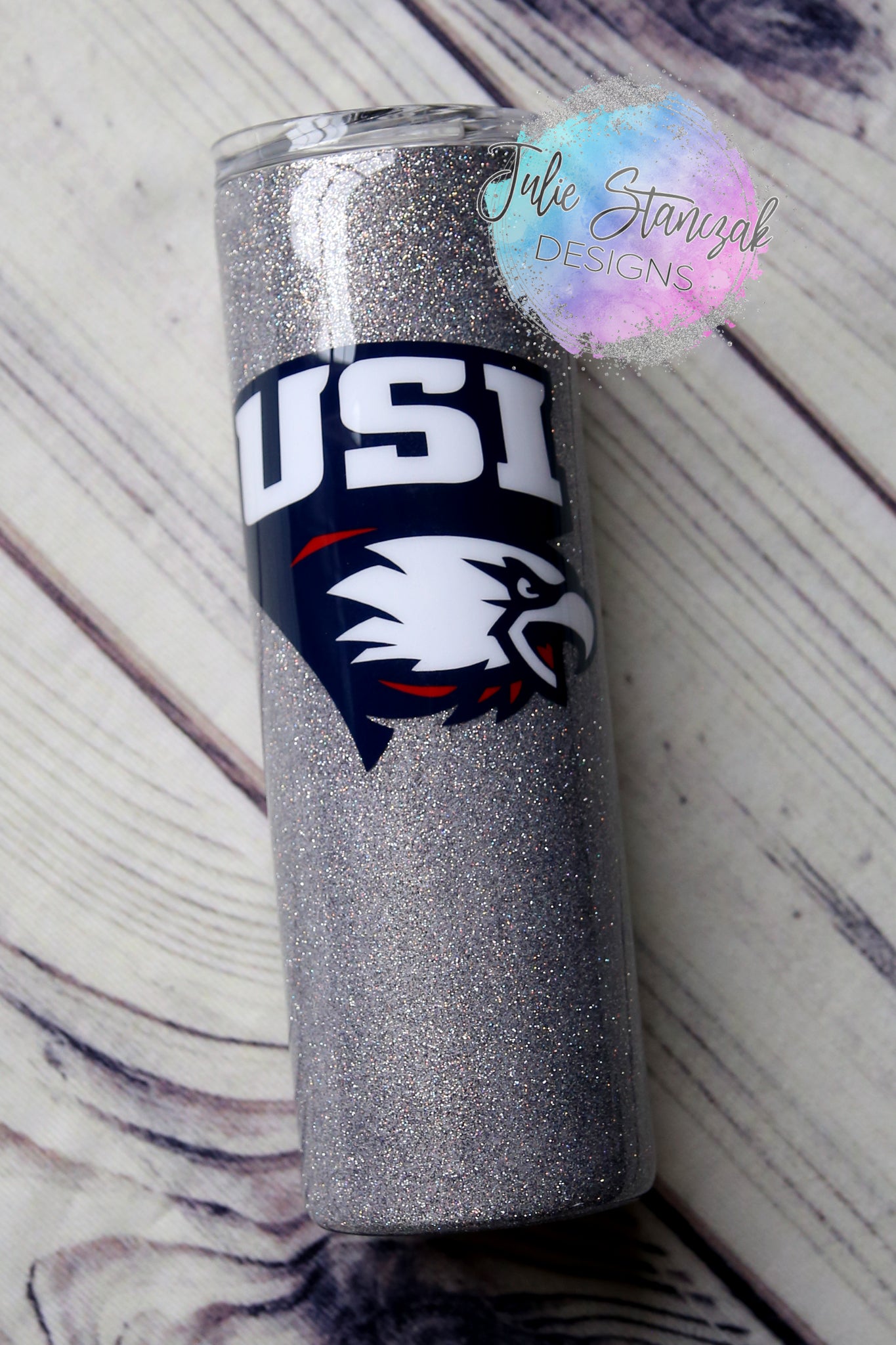 University of Southern Indiana USI Screaming Eagles Logo Tumbler