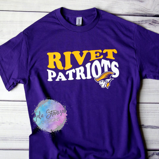 Rivet Patriots Retro Wavy