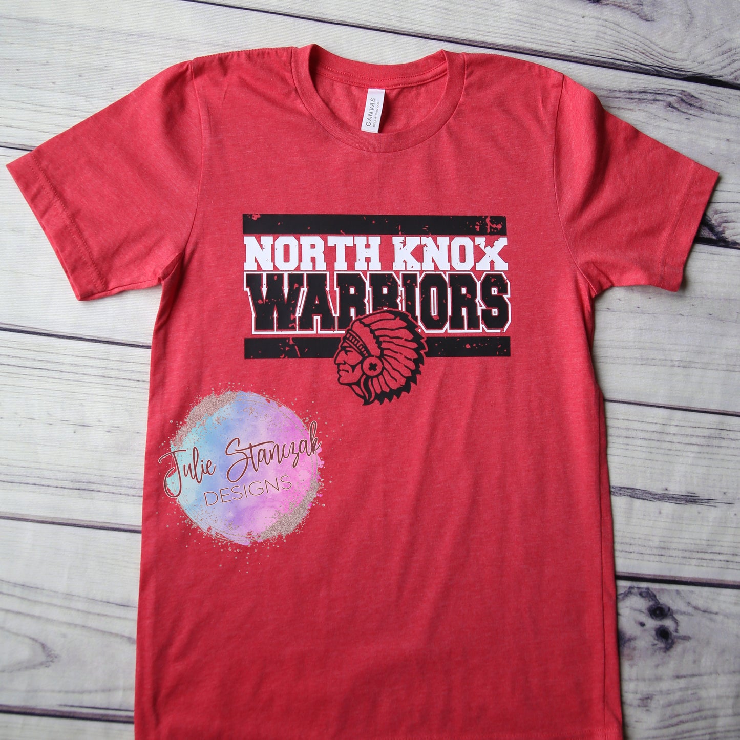 North Knox Warriors Distressed Lines RTS