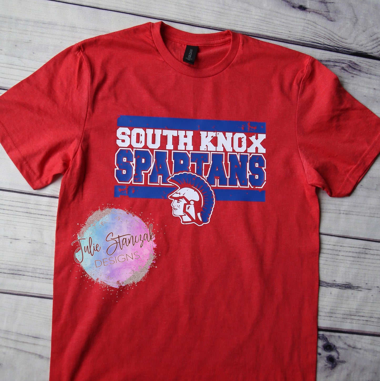 South Knox Spartans Distressed Lines RTS