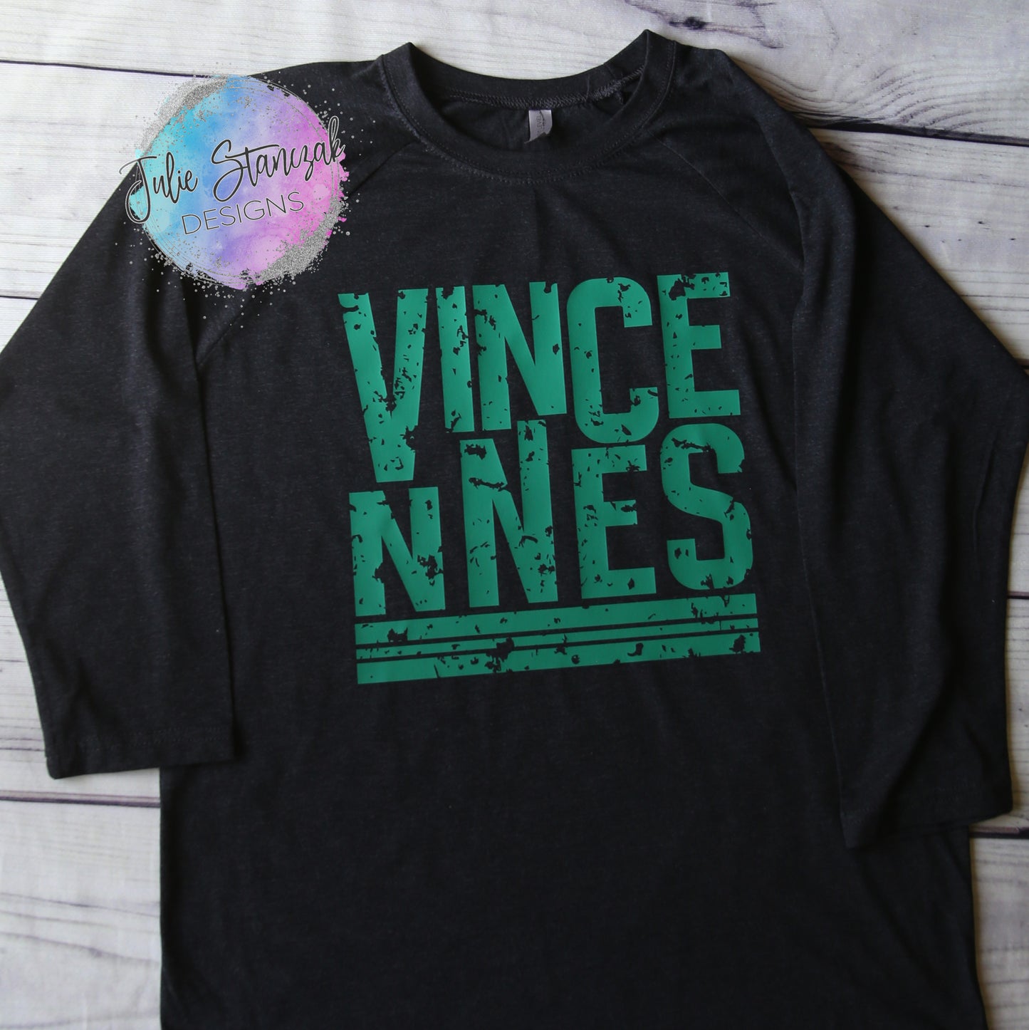 Vincennes Lincoln Alices Distressed Raglan RTS