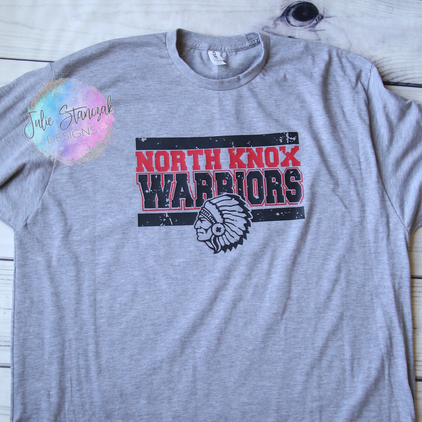 North Knox Warriors Distressed Lines RTS