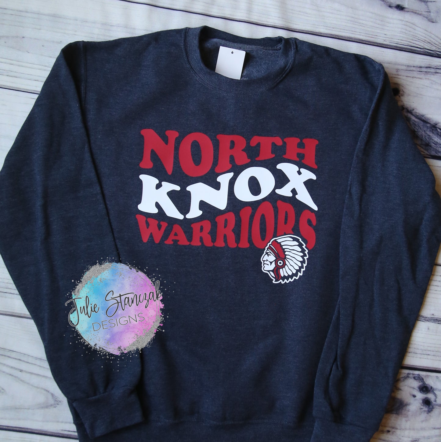 North Knox Warriors Retro Wavy RTS