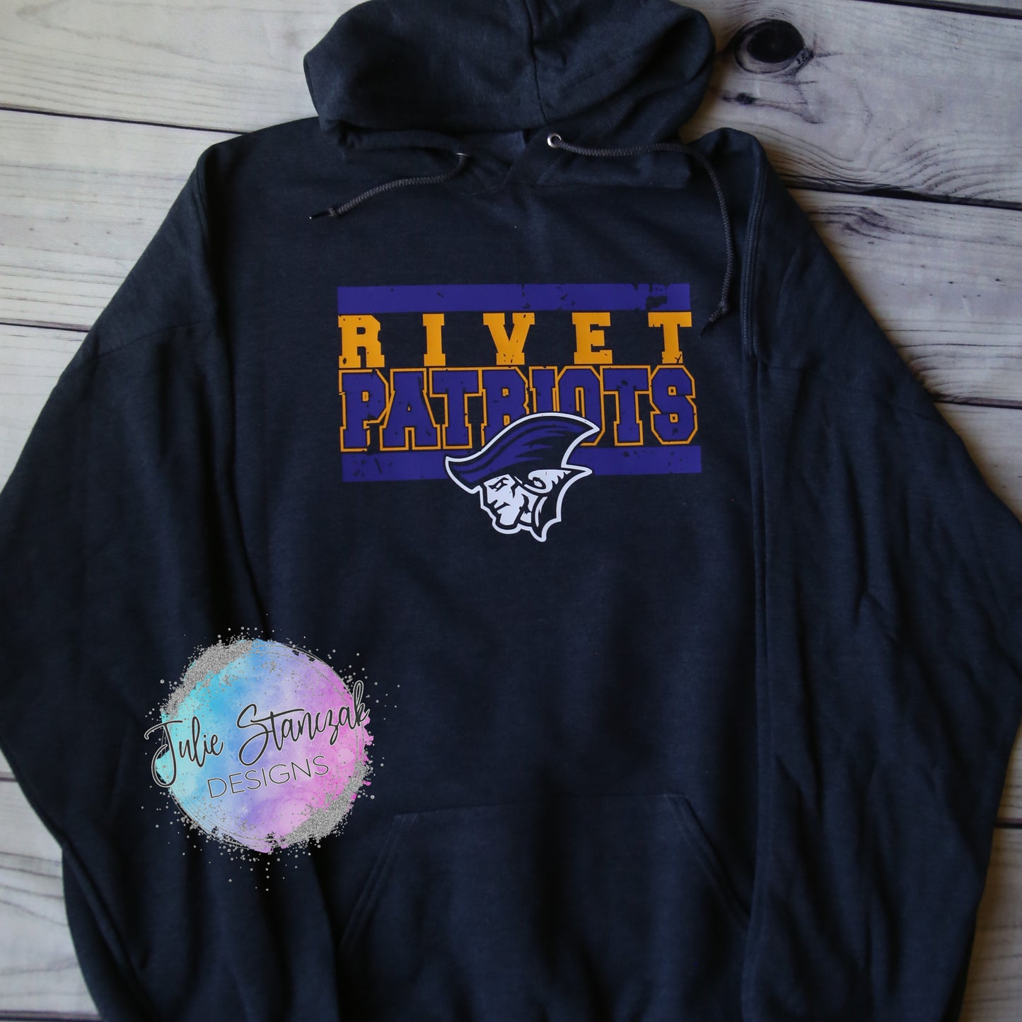 Rivet Patriots Distressed Lines Vinyl RTS