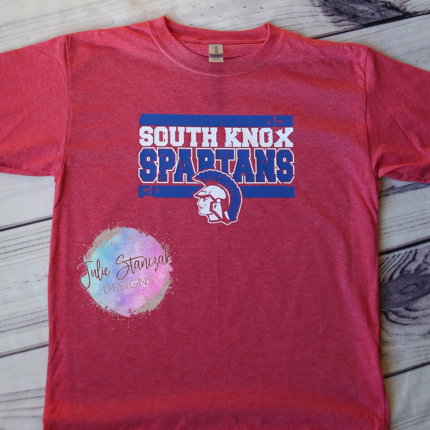 South Knox Spartans Distressed Lines RTS