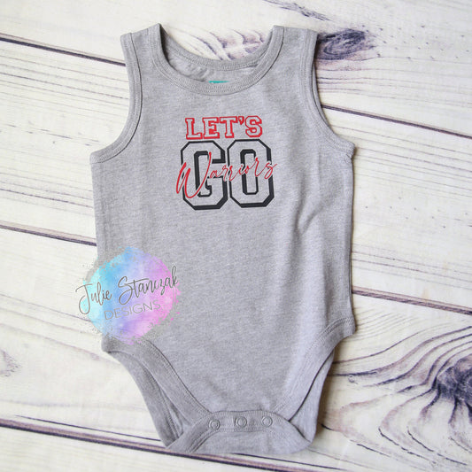 North Knox Warriors Let's Go Tank Onesie RTS