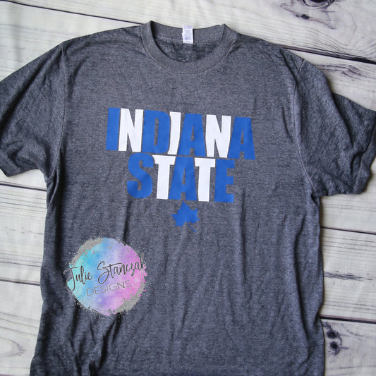 Indiana State University Sycamores Mineral Wash T-Shirt RTS