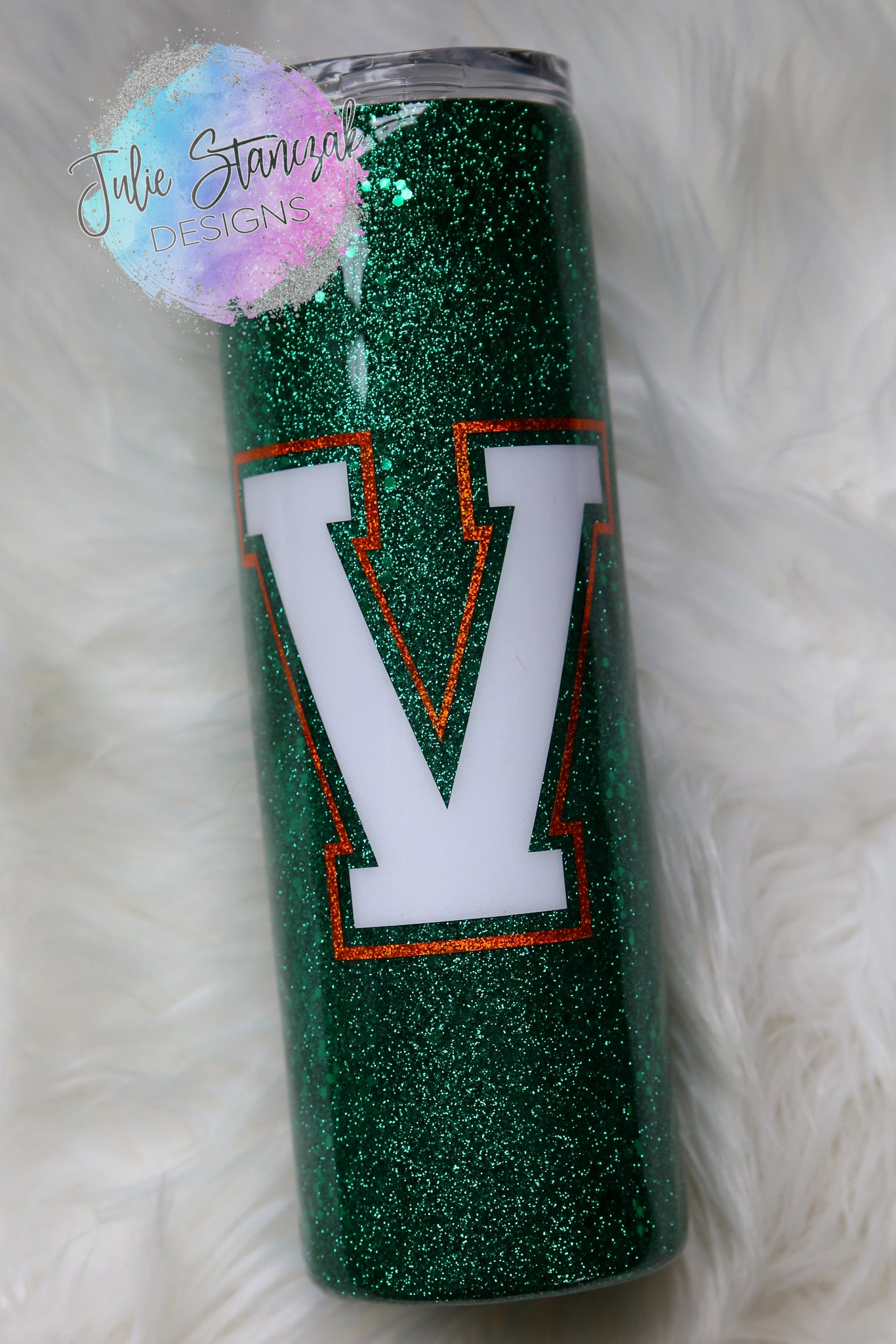 Vincennes Lincoln Alices Glitter Tumbler RTS