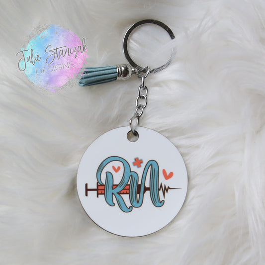 Nurse RN Keychain RTS