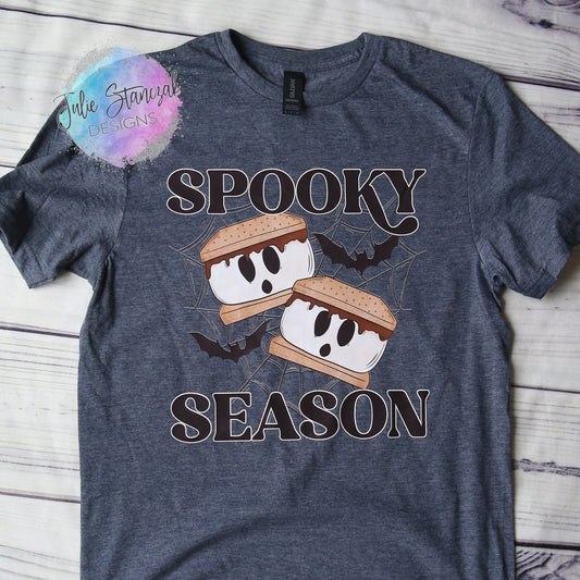 Halloween Spooky Season S'mores Bats Shirt RTS