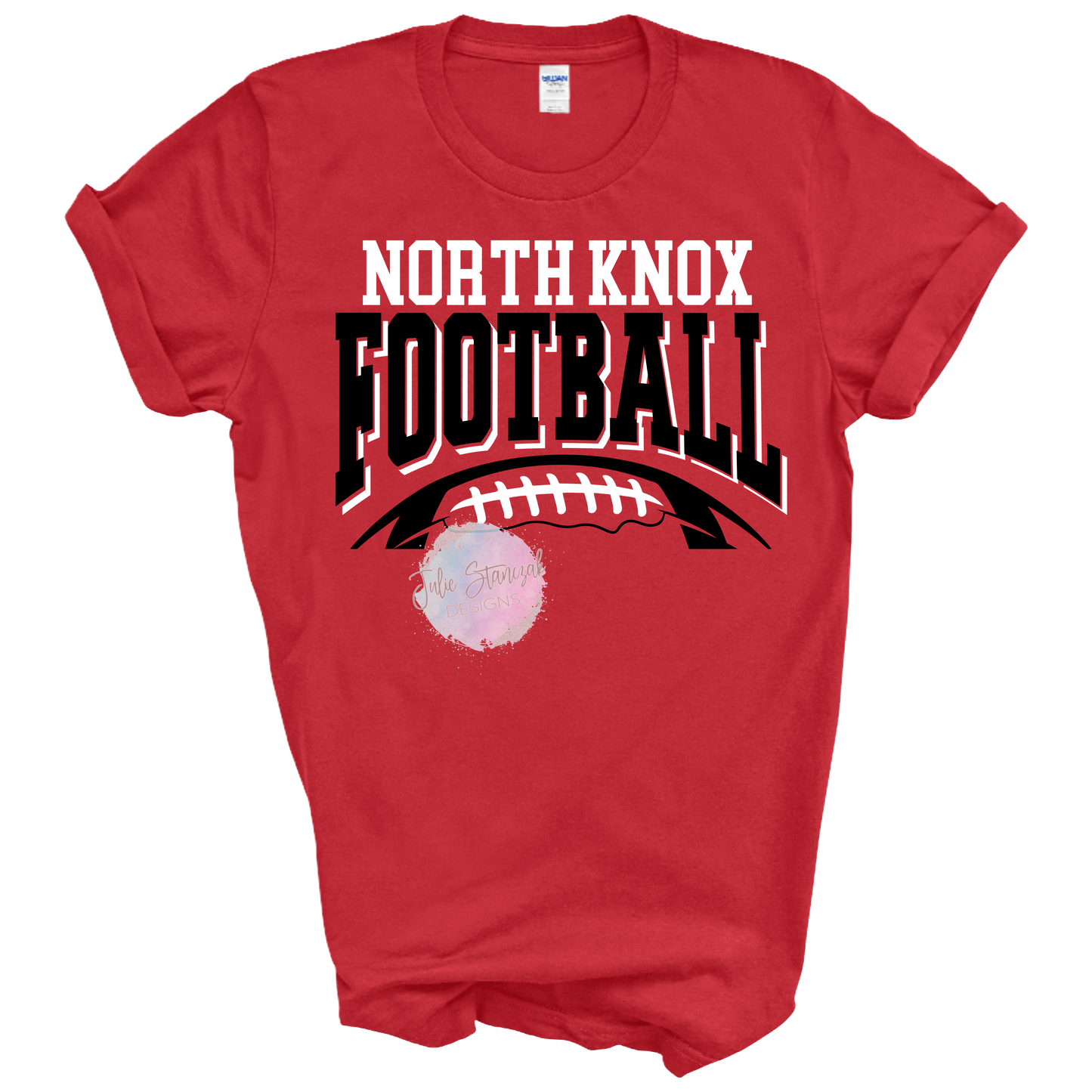 North Knox Warriors Football Curved