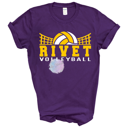 Rivet Patriots Volleyball Net Curved