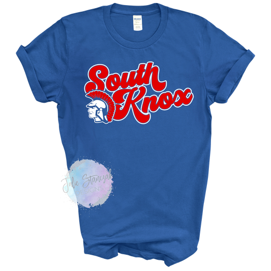 South Knox Spartans Retro Slant