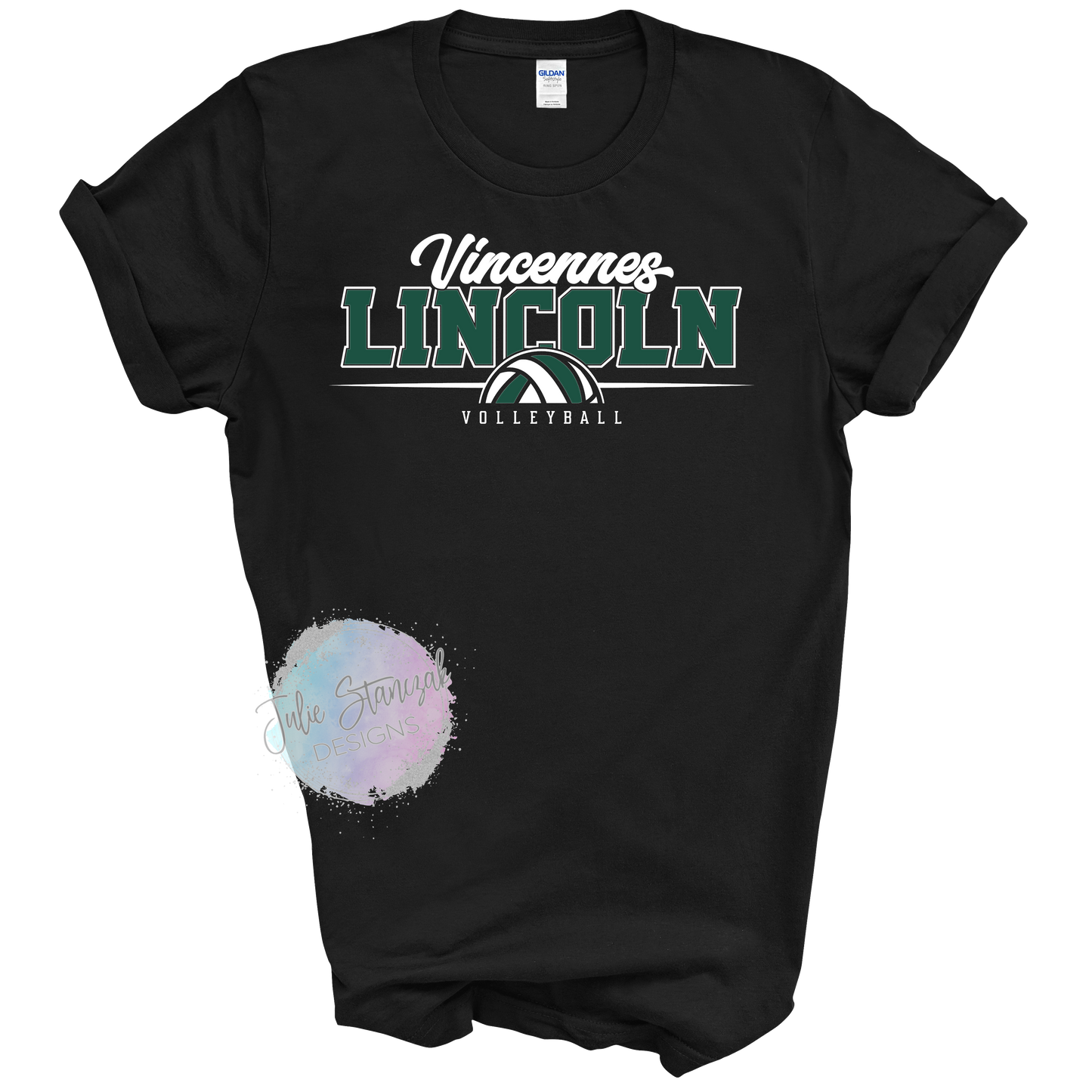 Vincennes Lincoln Alices Volleyball Multi-Color Ball