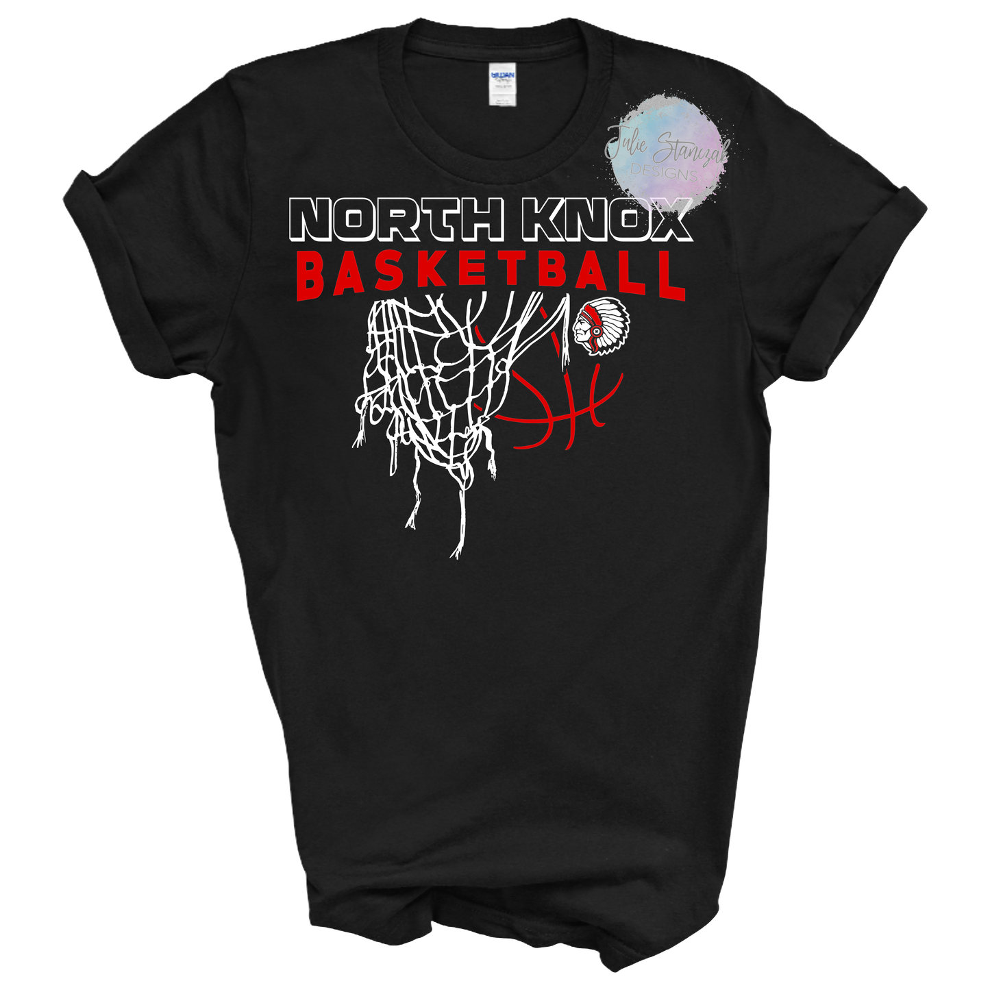 North Knox Warriors Basketball Net Mascot