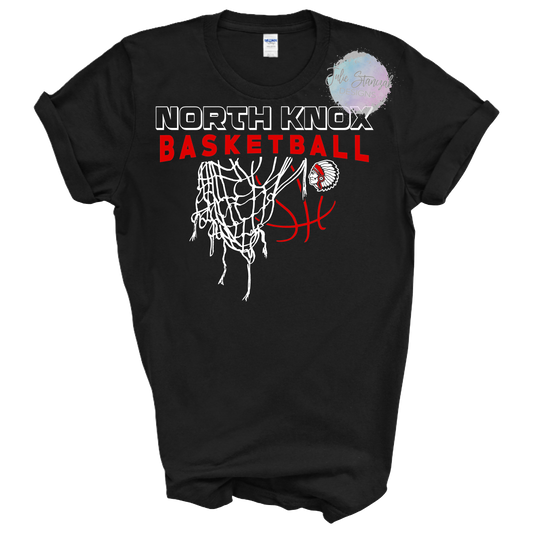 North Knox Warriors Basketball Net Mascot