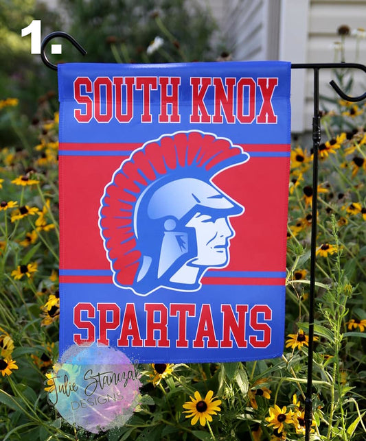 South Knox Spartans Garden Flag - 3 Options