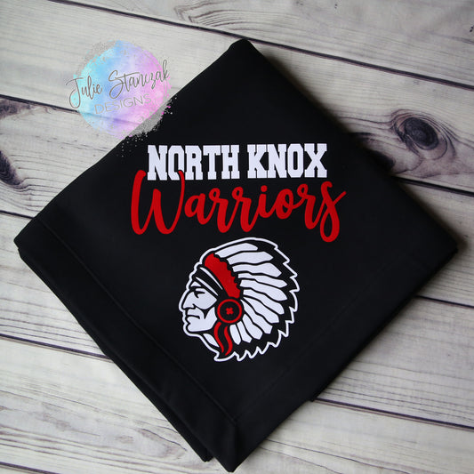 North Knox Warriors Stadium Blanket