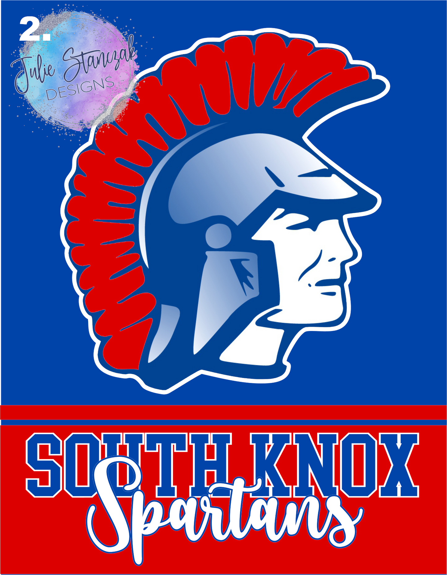 South Knox Spartans Garden Flag - 3 Options