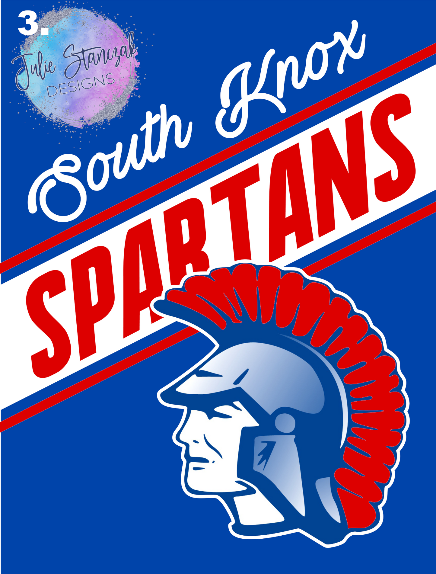 South Knox Spartans Garden Flag - 3 Options